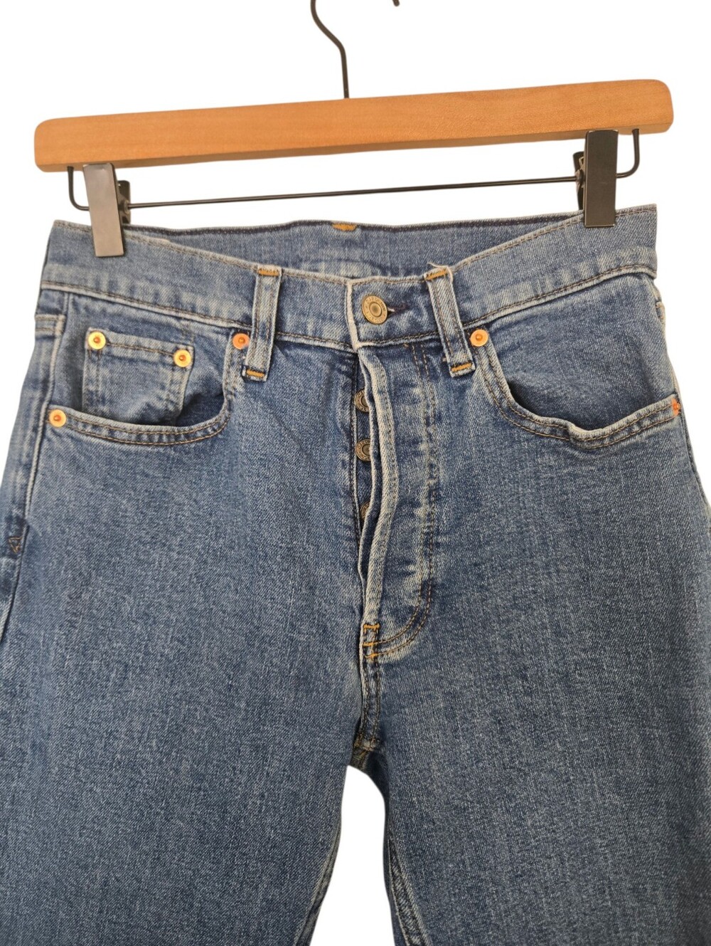 👖 GAP Cheeky Straight High Rise Button Fly Jeans — 27 / 4S - Picture 3 of 5
